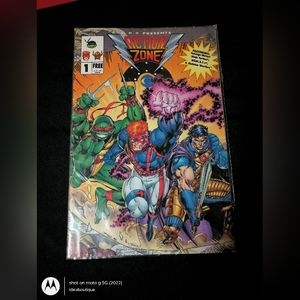 1994 CBS Action Zone Comic book teenage Ninja Turtles Wiild Cats